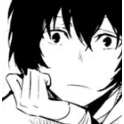 🍵 Стикер «Osamu Dazai Осаму Дадзаи» для Telegram