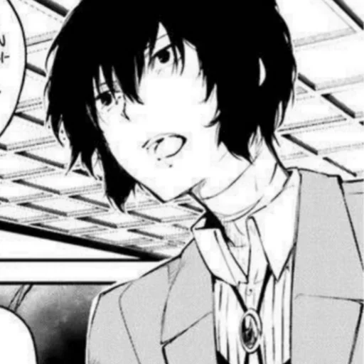 🍵 Стикер «Osamu Dazai Осаму Дадзаи» для Telegram