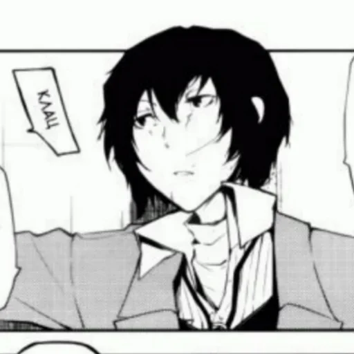 🍵 Стикер «Osamu Dazai Осаму Дадзаи» для Telegram