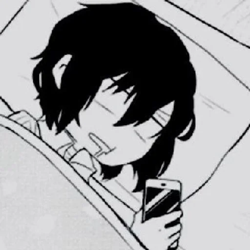 🍵 Стикер «Osamu Dazai Осаму Дадзаи» для Telegram