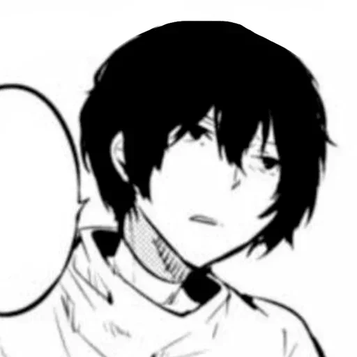 🍵 Стикер «Osamu Dazai Осаму Дадзаи» для Telegram