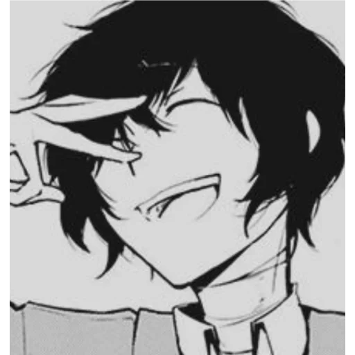 🍵 Стикер «Osamu Dazai Осаму Дадзаи» для Telegram