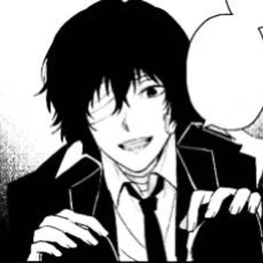 🍵 Стикер «Osamu Dazai Осаму Дадзаи» для Telegram