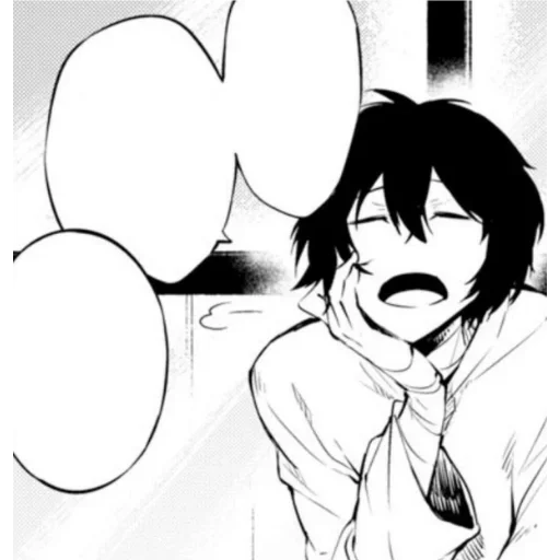 🍵 Стикер «Osamu Dazai Осаму Дадзаи» для Telegram