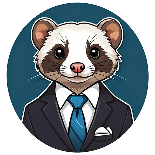 😌 Стикер «Suit polecat» для Telegram