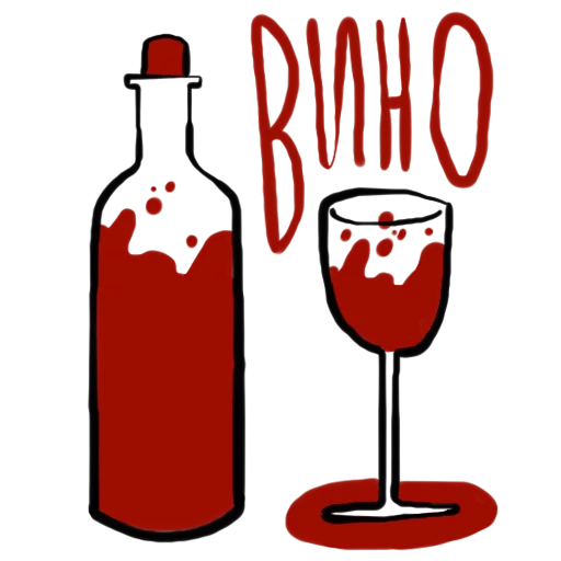 🍷 Стикер «suka-bliat» для Telegram