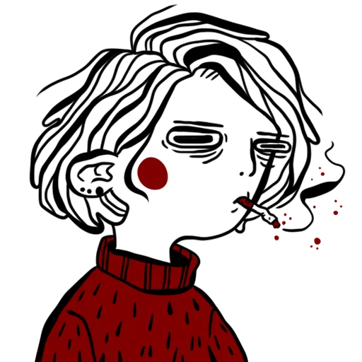 🚬 Стикер «suka-bliat» для Telegram
