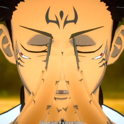 ⛩️ Стикер «Sukuna cursed clash» для Telegram