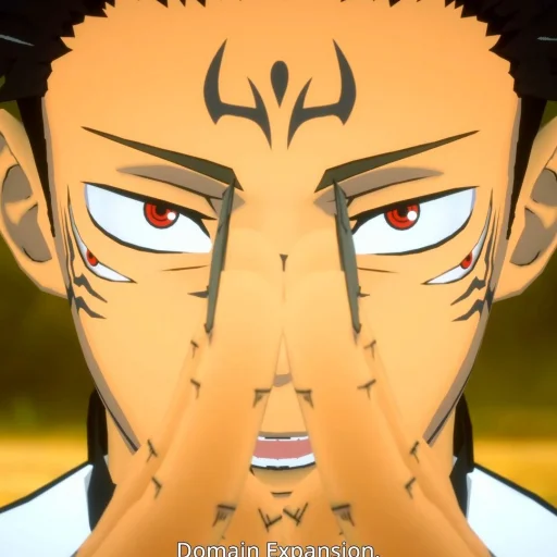 ⛩️ Стикер «Sukuna cursed clash» для Telegram