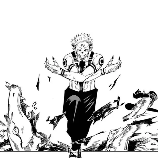 🧎‍♀️ Стикер «Sukuna in Itadori» для Telegram