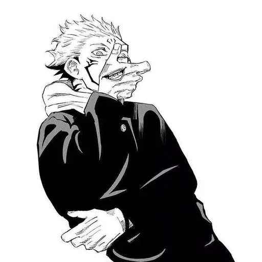 ♦️ Стикер «Sukuna in Itadori» для Telegram