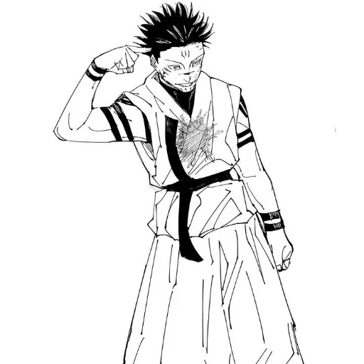 ▪️ Стикер «SUKUNA JUJUTSU KAISEN» для Telegram