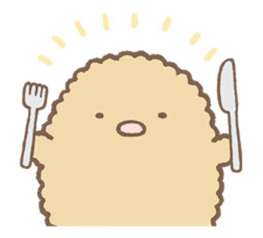 🍴 Стикер «Sumikko Gurashi» для Telegram