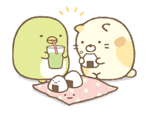 🍙 Стикер «Sumikko Gurashi» для Telegram