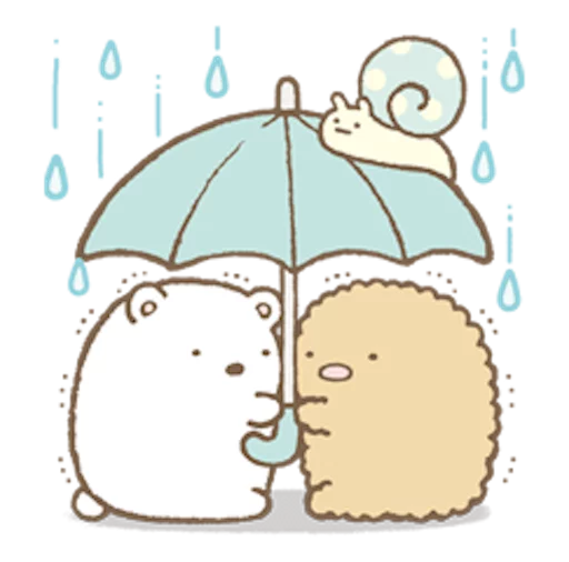 🌂 Стикер «Sumikko Gurashi» для Telegram
