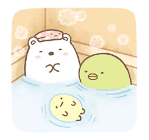 🛁 Стикер «Sumikko Gurashi» для Telegram