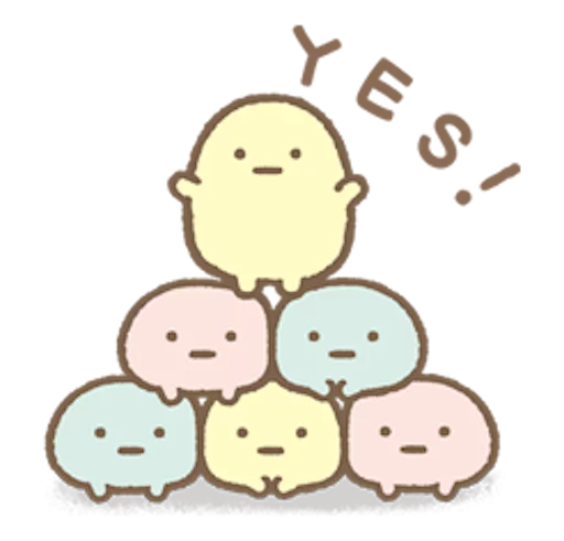 👍 Стикер «Sumikko Gurashi» для Telegram
