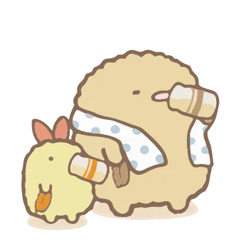 🧋 Стикер «Sumikko Gurashi» для Telegram