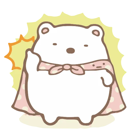 👍 Стикер «Sumikko Gurashi» для Telegram