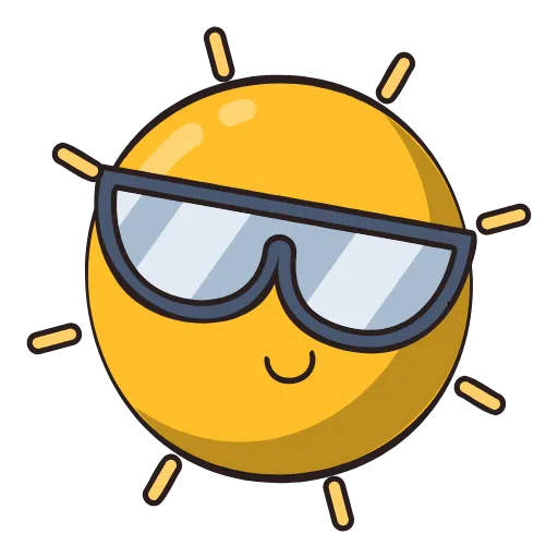 Стикерпак Summer для Telegram