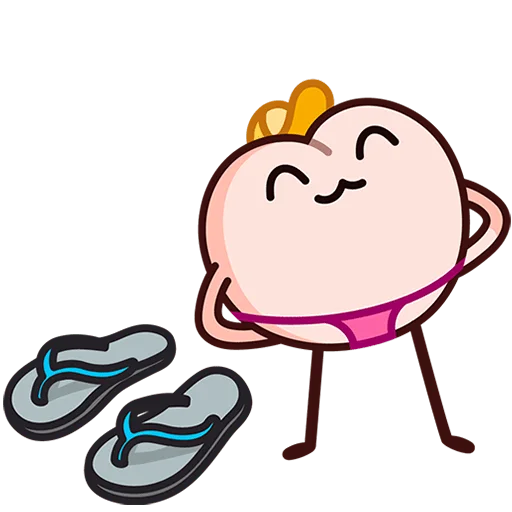🩴 Стикер «Летний Попкинс Без Текста» для Telegram