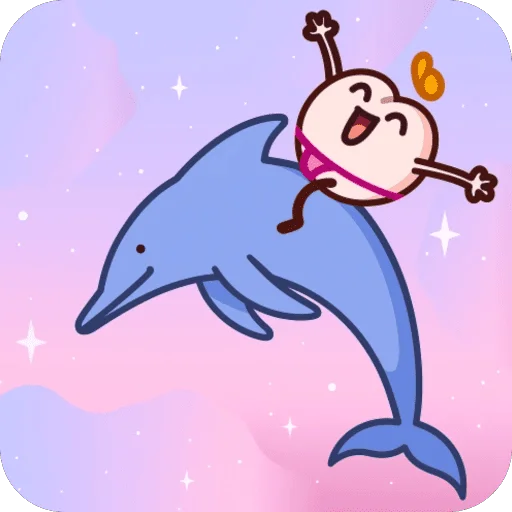 🐬 Стикер «Летний Попкинс Без Текста» для Telegram