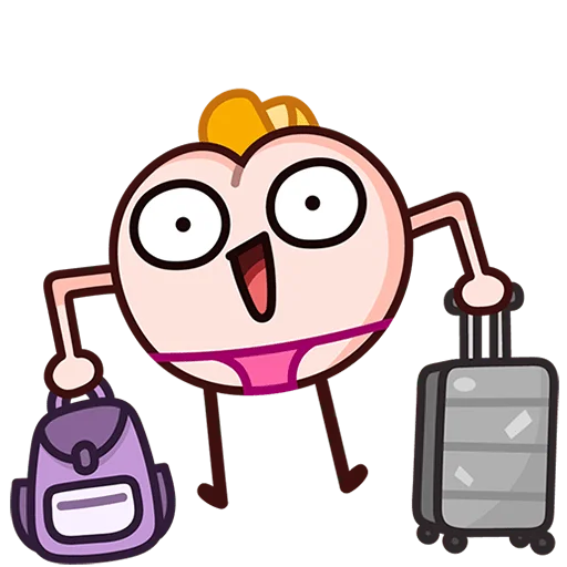 🎒 Стикер «Летний Попкинс Без Текста» для Telegram