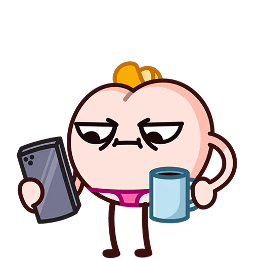 ☕️ Стикер «Летний Попкинс Без Текста» для Telegram