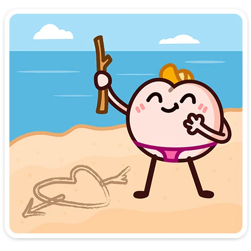 🌟 Стикер «Летний Попкинс» для Telegram