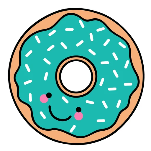 🍩 Стикер «Summer Cocktail Time» для Telegram