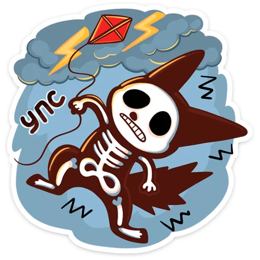 😬 Стикер «Солнечный денёк Фикс в наборе Беззаботное лето» для Telegram