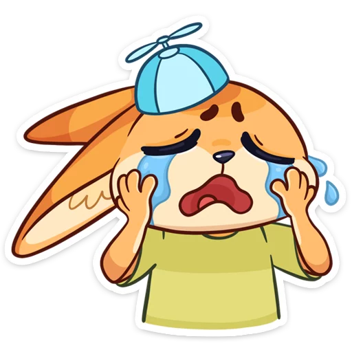 😭 Стикер «Солнечный денёк Фикс в наборе Беззаботное лето» для Telegram