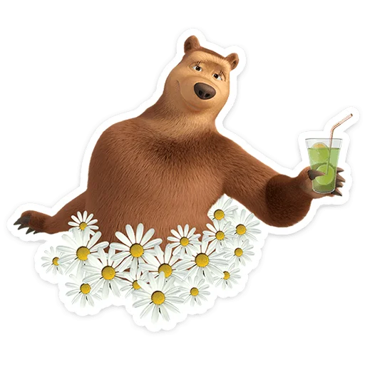 🥤 Стикер «Лето с Машей» для Telegram