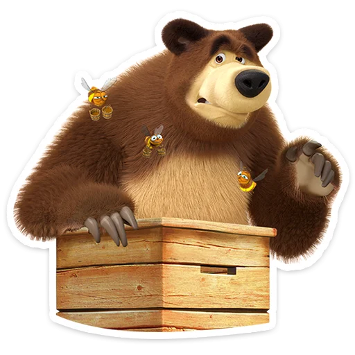 🐝 Стикер «Лето с Машей» для Telegram