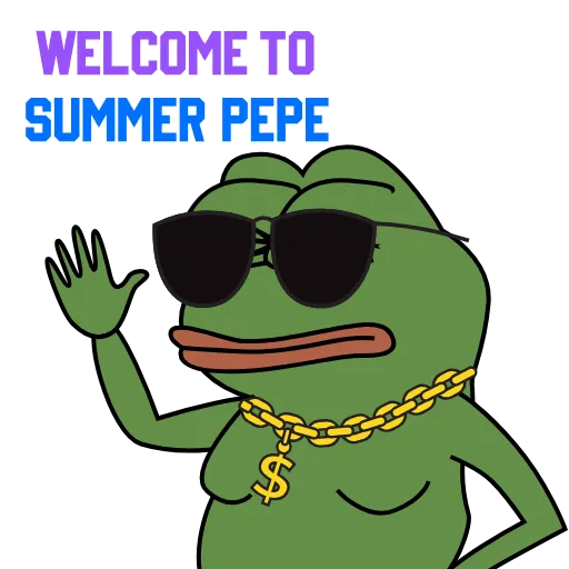 Стикерпак Summerpepe для Telegram