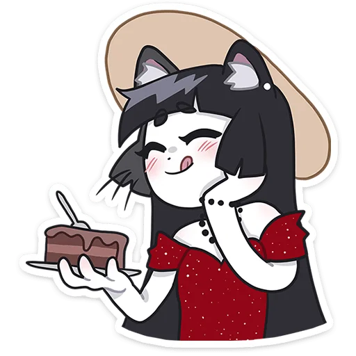 🍰 Стикер «Летняя Зизи» для Telegram