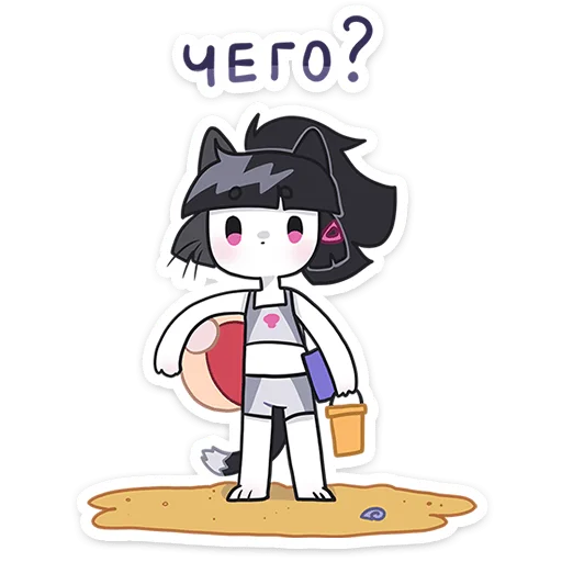 🤨 Стикер «Летняя Зизи» для Telegram