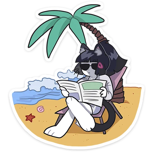 🏖️ Стикер «Летняя Зизи» для Telegram