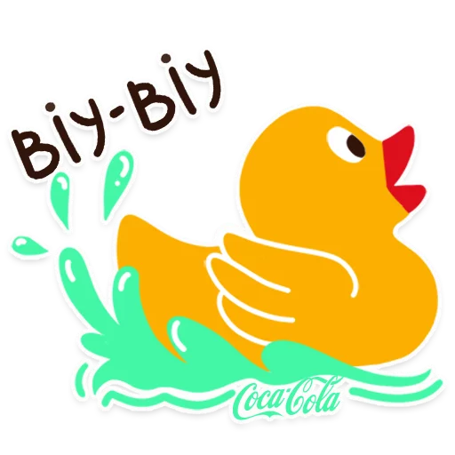🙃 Стикер «Summer Coca Cola» для Telegram