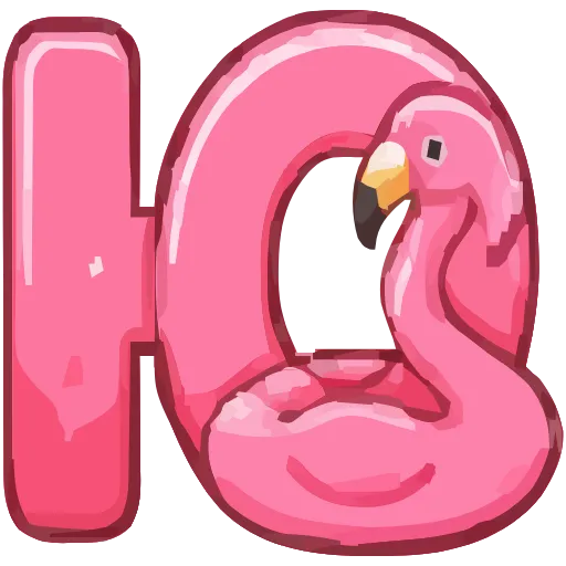 🔤 Эмодзи «Summer font» для Telegram