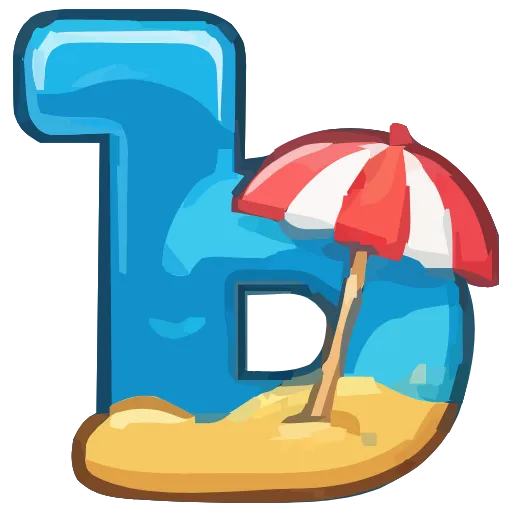 🔤 Эмодзи «Summer font» для Telegram