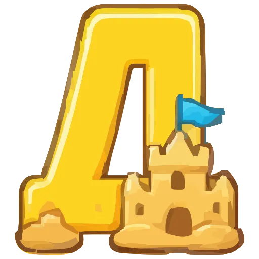 🔤 Эмодзи «Summer font» для Telegram