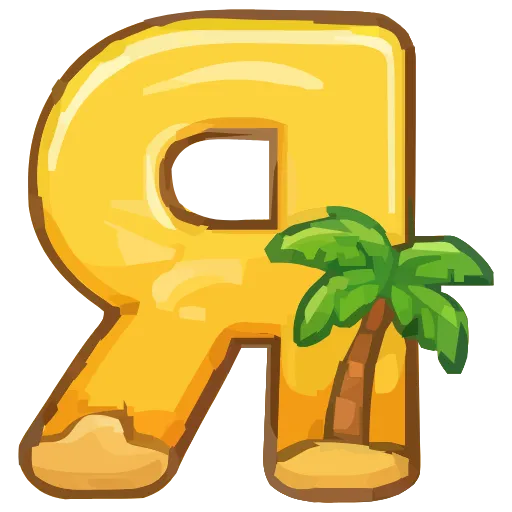 🔤 Эмодзи «Summer font» для Telegram