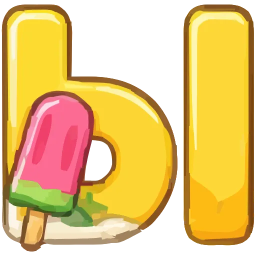 🔤 Эмодзи «Summer font» для Telegram