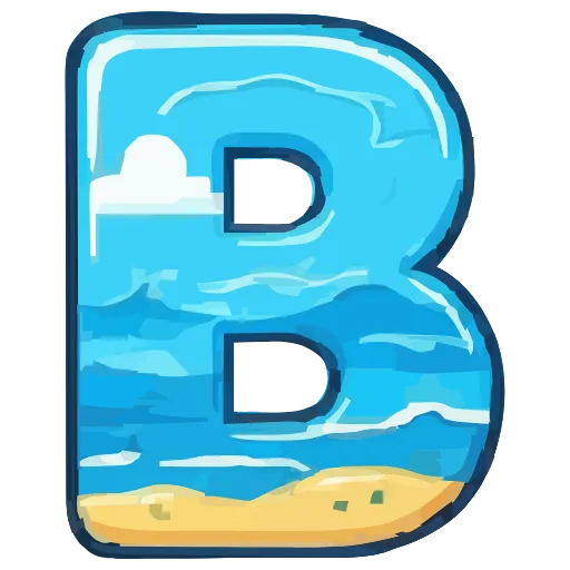 🔤 Эмодзи «Summer font» для Telegram