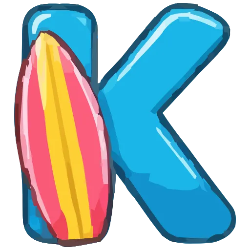 🔤 Эмодзи «Summer font» для Telegram