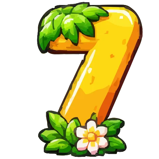 7️⃣ Эмодзи «Summer font» для Telegram