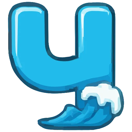 🔤 Эмодзи «Summer font» для Telegram