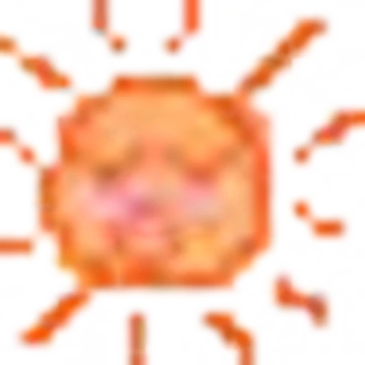 ☀️ Эмодзи «Summer Pixels» для Telegram