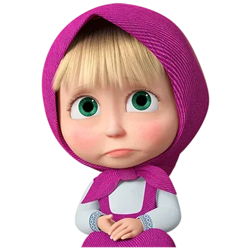 😔 Стикер «Лето с Машей Без Текста» для Telegram